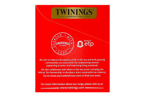 Чай чорний 4 червоні фрукти Twinings к/у 25x2г