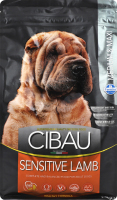 Корм д/собак з чутливим травленням Сібау Сенсітів Едалт Медіум енд Максі з ягням сухий 2,5кг Фарміна