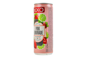 Xixo Напій газований б/а PINK LEMONADE Strawberry & Lime 250 мл