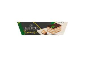 Тістечко бісквітне Тірамісу Biscotti к/у 270г