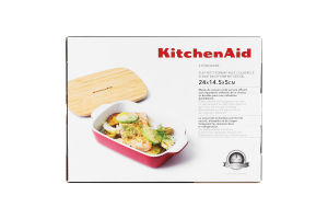 Форма для випічки KitchenAid з кришкою черв 0,9л