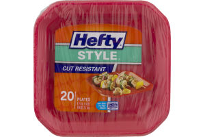 Hefty Style Cut Resistant Plates - 20 CT