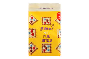 Печиво Молочні хрустики Fun bites Leibniz м/у 100г