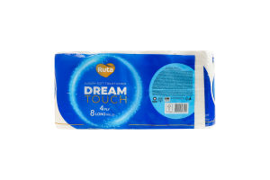 Папір туалетний 4-х шаровий Dream touch Ruta 8шт
