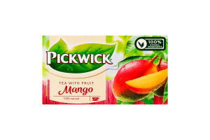 Чай черный ароматизированный с кусочками манго Mango Pickwick к/у 20х1.5г