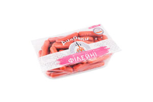 Сосиски из мяса птицы Филейные Димовки 1с кг