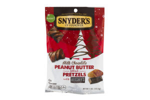 Snyder's of Hanover Milk Chocolate Peanut Butter Filled Pretzels with Hershey's Milk Chocolate