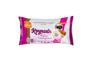 Круассан с наполнителем вкусо-ароматическим Черная смородина Рум'янець м/у 65г