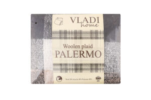 Плед 140*200см Palermo Vladi home 1шт