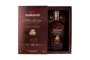 Коньяк 500мл 40% марочний XO Golden heritage Koblevo к/у