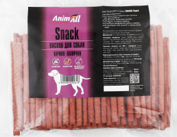 Ласощі для собак Качині палички Snack AnimAll м/у 500г