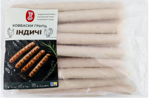 Колбаски вареные для жарки гриль Индюшачие Ковбасар кг