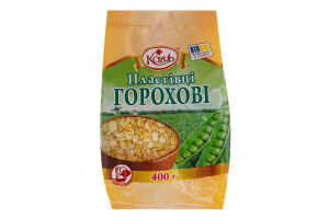 Пластівці миттєвого приготування горохові 400г м/у Kozub
