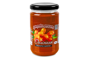 Фрукты протертые с сахаром Облепиха Здорова родина с/б 350г