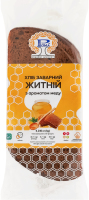 Хліб нарізний заварний Житній з ароматом меду Рома м/у 0.24кг