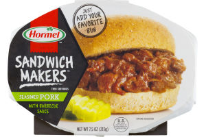 Hormel Sandwich Makers Seasoned Pork with Barbecue Sauce