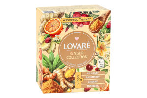 Чай травяной ассорти Имбирный Ginger collection Lovare к/у 32х1.8г