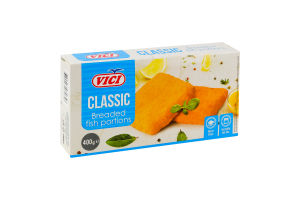 Филе минтая замороженное порции в панировке Classic Vici к/у 400г