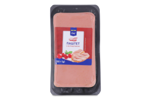 Паштет с клюквой пастеризованный METRO Chef лоток 150г