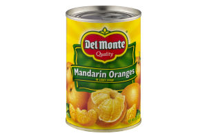 Del Monte Mandarin Oranges in Light Syrup