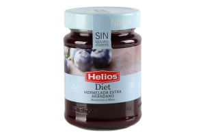 Джем з чорниці без цукру Helios с/б 280г