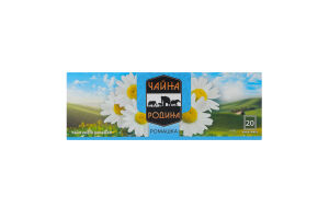 Чайна Родина Ромашка 20 г (20 пот *1 г)