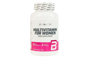 Добавка пищевая в таблетках Multivitamin for women BioTechUSA 60шт