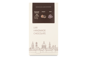 Шоколад молочный с ореховой начинкой Lviv handmade chocolate к/у 78г