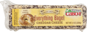 Cabot Cheddar Cheese Everything Bagel