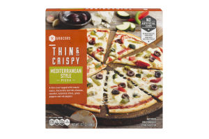 SE Grocers Pizza Thin & Crispy Mediterranean Style