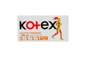 Тампоны гигиенические Нормал Active Kotex 32шт