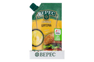 Горчица мягкая нестерилизованная Бургерная Верес д/п 120г