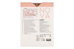 Колготки жіночі Nova Elegant 40 бежевий р.3