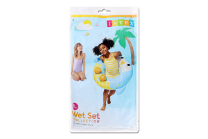 Круг надувной для детей от 8лет №59266 99x76см Wet set collection Intex 1шт