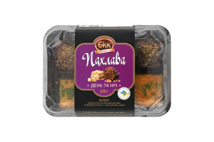 Пахлава День та ніч асорті Київ БКК к/у 0.25кг