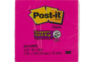 Post-it Notes Super Sticky 3in x 3in - 1 PK
