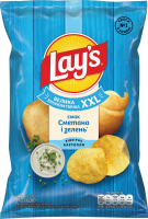 Чипси картопляні Сметана і зелень Lay's м/у 170г