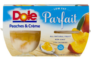 Dole Low Fat Parfait Peaches & Creme