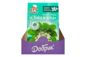 Посипка кондитерська фігурна Свіжа м'ята Добрик к/у 50г