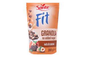 Гранола Sante Fit з какао-горіхом без цукру