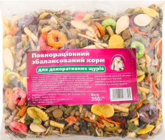 Корм д/щурів повнораційний 350г Мій Пухнастик