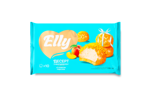 Десерт з маршмелоу з смаком персика 120г Elly