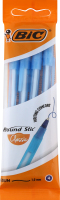 Ручка Bic Round Stic Classic кулькова синя 1.00мм 4шт