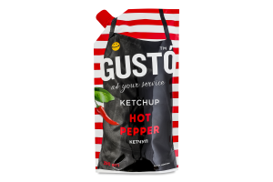 Кетчуп Hot pepper Gusto д/п 250г