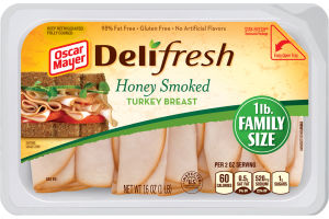 Oscar Mayer Deli Fresh Honey Smoked Turkey Breast