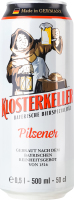 Пиво 0.5л 4.9% Pilsener Klosterkeller з/б