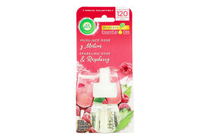 Флакон сменный к электрическому ароматизатору воздуха Игристое вино с малиной Air Wick 19мл