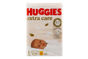 Підгузники для дітей 3-5кг 1 Elite Soft Huggies 50шт