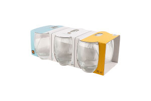 Набір склянок 300мл №93500-SL6B6 Glory Uniglass 6шт