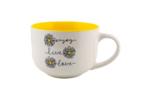 Чашка Ромашки 500мл кераміка